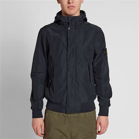 stone island micro reps hooded jacket